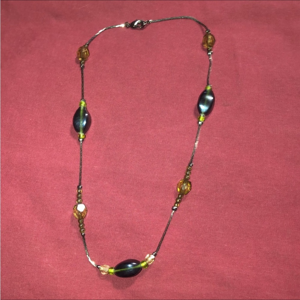 Vintage Silver Beaded necklace